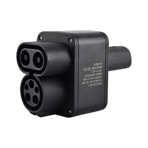 CCS1 to NACS DC fast charging adapter for Tesla, CCS1 inlet side